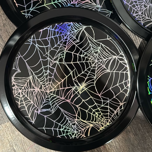 Other - 6 black metal plates for events